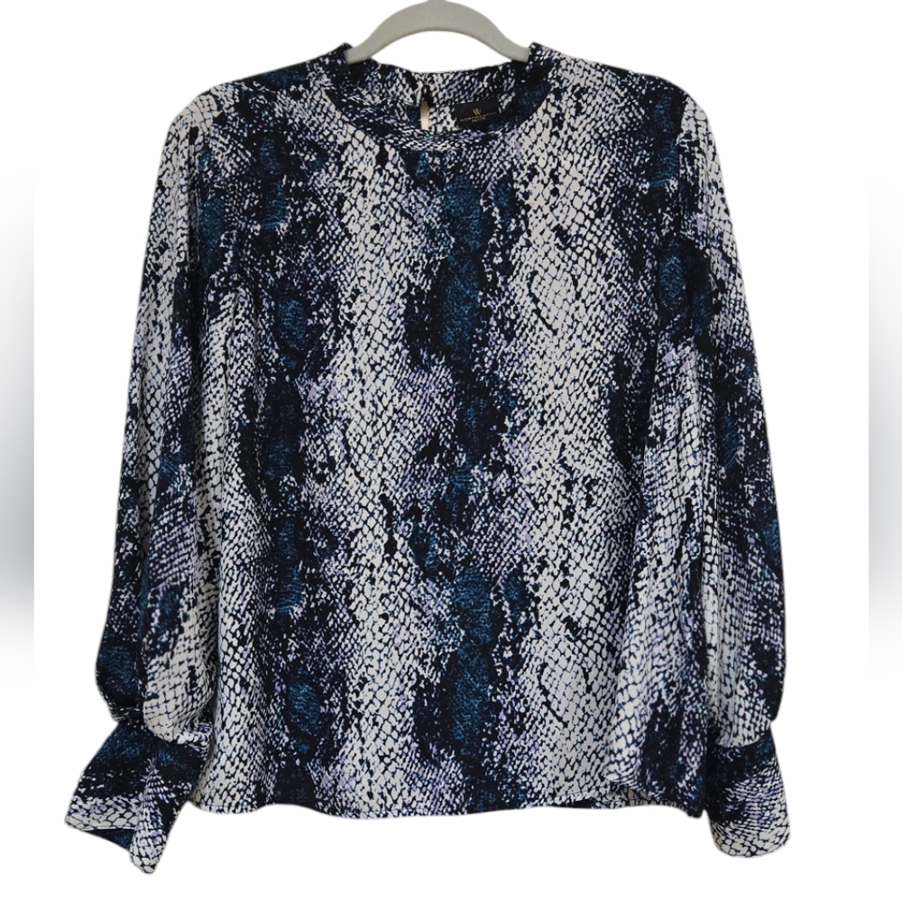 WORTHINGTON 🐍 print blouse